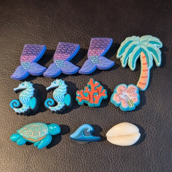 Jibbitz Other - Lot of 11 Underwater Ocean Genuine Jibbitz from 2019-2023